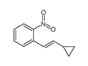 1-(2-cyclopropylethenyl)-2-nitrobenzene Structure