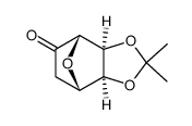 5-exo,6-exo-isopropylidenedioxy-7-oxabicyclo[2.2.1]heptan-2-one Structure