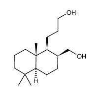 14,15,16-trinor-labdane-13,17-diol Structure