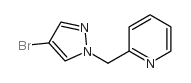 4-溴-1-(吡啶-2-基)甲基吡唑结构式