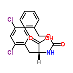 Cbz-2,4-Dichloro-D-Phenylalanine Structure