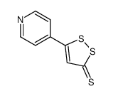 5-pyridin-4-yldithiole-3-thione Structure