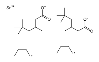 dibutylbis[(3,5,5-trimethylhexanoyl)oxy]stannane Structure