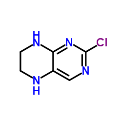 2-CHLORO-5,6,7,8-TETRAHYDROPTERIDINE结构式