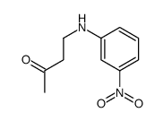 4-(3-nitroanilino)butan-2-one结构式