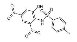 toluene-4-sulfonic acid-(2-hydroxy-4,6-dinitro-anilide)结构式