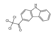 1-carbazol-3-yl-2,2,2-trichloro-ethanone Structure