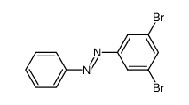 (3,5-dibromo-phenyl)-phenyl-diazene结构式