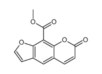 methyl 7-oxofuro[3,2-g]chromene-9-carboxylate Structure