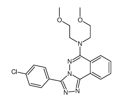 3-(4-chlorophenyl)-N,N-bis(2-methoxyethyl)-[1,2,4]triazolo[3,4-a]phthalazin-6-amine Structure