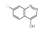 7-chloro-1H-cinnolin-4-one结构式