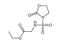 ethyl 2-[(2-oxo-1,3-oxazolidin-3-yl)sulfonylamino]acetate Structure