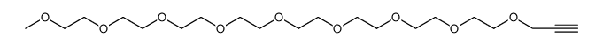 m-PEG8-O-alkyne structure