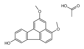 acetic acid,2,4-dimethoxyfluoranthen-8-ol Structure