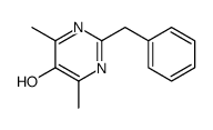2-benzyl-4,6-dimethylpyrimidin-5-ol结构式