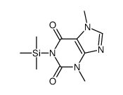 3,7-dimethyl-1-trimethylsilylpurine-2,6-dione Structure