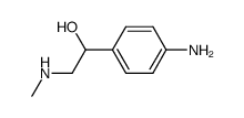 1-(4-amino-phenyl)-2-methylamino-ethanol Structure