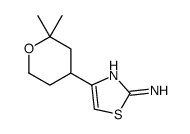 4-(2,2-dimethyloxan-4-yl)-1,3-thiazol-2-amine Structure