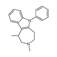 1,3-dimethyl-6-phenyl-1,2,4,5-tetrahydroazepino[4,5-b]indole Structure