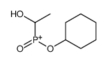 cyclohexyloxy-(1-hydroxyethyl)-oxophosphanium Structure