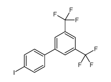 4-[3,5-BIS(TRIFLUOROMETHYL)PHENYL]IODOBENZENE结构式