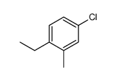 4-chloro-1-ethyl-2-methylbenzene结构式