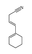 4-(cyclohexen-1-yl)but-3-enenitrile结构式