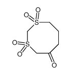 1,1,3,3-tetraoxo-1,3-dithiocan-5-one Structure