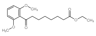 ethyl 8-(2,6-dimethoxyphenyl)-8-oxooctanoate结构式