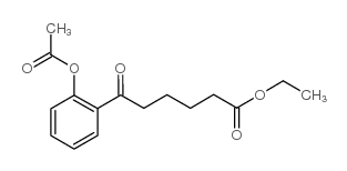 ETHYL 6-(2-ACETOXYPHENYL)-6-OXOHEXANOATE结构式