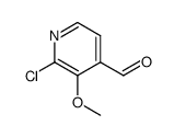 2-Chloro-3-methoxypyridine-4-carbaldehyde Structure