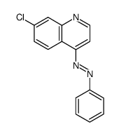 Quinoline, 7-chloro-4-(phenylazo)- structure