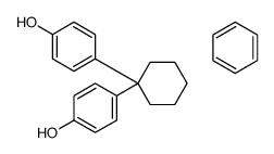 benzene,4-[1-(4-hydroxyphenyl)cyclohexyl]phenol结构式