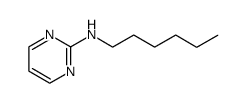 hexyl(pyrimidin-2-yl)amine Structure