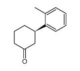(R)-3-(2-methylphenyl)-cyclohexanone结构式