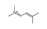 dimethyl(3-methylbut-2-enylidene)azanium Structure