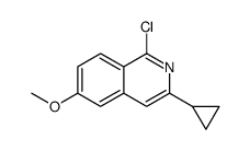 1-chloro-3-cyclopropyl-6-methoxyisoquinoline Structure