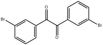 3,3-二溴苯偶酰;1,2-双(3-溴苯基)乙烷-1,2-二酮结构式