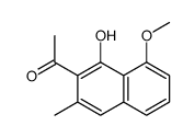 1-(1-hydroxy-8-methoxy-3-methylnaphthalen-2-yl)ethanone Structure