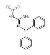 [(N-benzhydrylcarbamimidoyl)amino]-hydroxy-oxo-azanium结构式