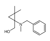 [1-[benzyl(methyl)amino]-2,2-dimethylcyclopropyl]methanol Structure
