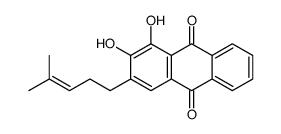 1,2-dihydroxy-3-(4-methylpent-3-enyl)anthracene-9,10-dione Structure