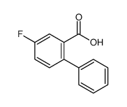 4-FLUORO-[1,1'-BIPHENYL]-2-CARBOXYLIC ACID结构式