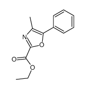 ethyl 4-methyl-5-phenyl-1,3-oxazole-2-carboxylate Structure