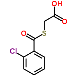 [(2-Chlorobenzoyl)sulfanyl]acetic acid结构式