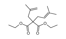 diethyl 2-(2-methylallyl)-2-(3-methylbut-2-enyl)malonate Structure