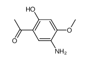 1-(5-amino-2-hydroxy-4-methoxy-phenyl)-ethanone Structure