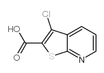 3-氯噻吩并[2,3-b]吡啶-2-羧酸结构式