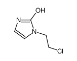 3-(2-chloroethyl)-1H-imidazol-2-one结构式