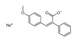 sodium [(4-methoxyphenyl)methylene]phenylacetate Structure